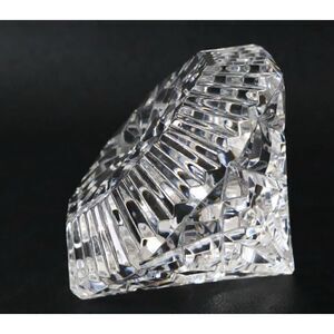 Waterford Crystal Lismore Diamond Paperweight 3-1/2" x 2-3/8" / excellent